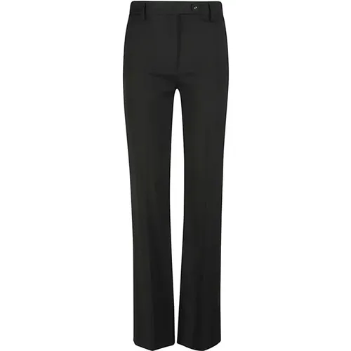 Straight Trousers, female, , Size: XS Flared Cady Trousers - True Royal - Modalova