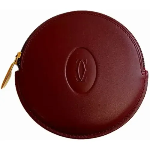 Pre-owned Wallets, female, , Size: ONE SIZE Pre-owned Leather wallets - Cartier Vintage - Modalova