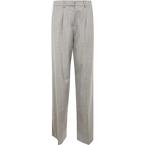 Grey Casual Pants , female, Sizes: XS - Magda Butrym - Modalova