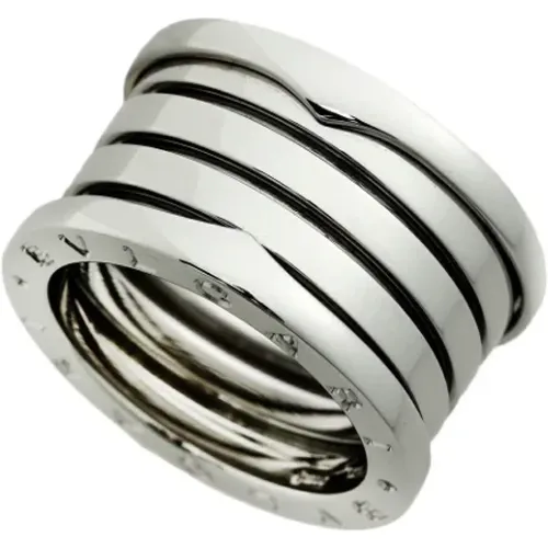 Pre-owned Jewellery, female, , Size: ONE SIZE Pre-owned Silver rings - Bvlgari Vintage - Modalova