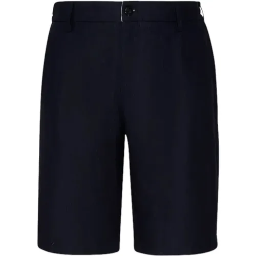 Bermuda Leinen Shorts , Herren, Größe: W36 - Eleventy - Modalova