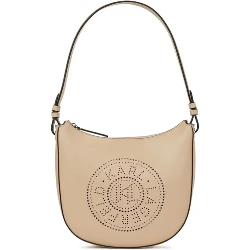 Perforierte Circle Moon Arena Tasche - Karl Lagerfeld - Modalova