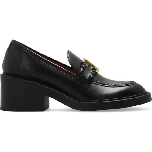 ‘Marcie’ heeled loafers , female, Sizes: 4 1/2 UK - Chloé - Modalova