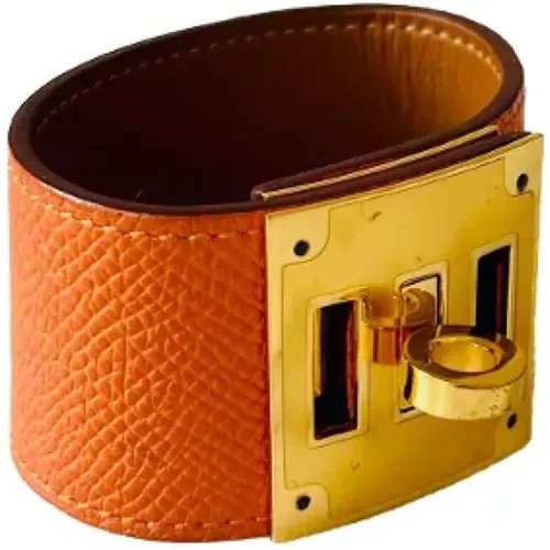 Pre-owned Jewellery, female, , Size: ONE SIZE Pre-owned Leather bracelets - Hermès Vintage - Modalova