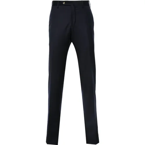 Wool Silk Trousers Side Back Pockets , male, Sizes: L, 3XL, 2XL, XL, 4XL - PT Torino - Modalova