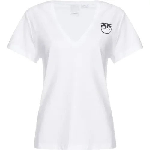 T-Shirts , female, Sizes: S - pinko - Modalova