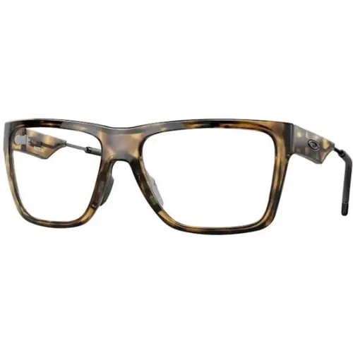 Stilvolle Braune Brille , unisex, Größe: 56 MM - Oakley - Modalova