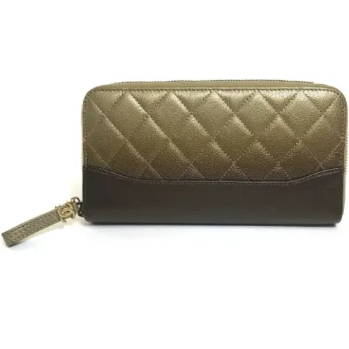 Pre-owned Leather wallets , female, Sizes: ONE SIZE - Chanel Vintage - Modalova