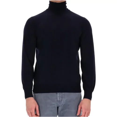 Turtlenecks, male, , Size: 2XL Wool-Cashmere Sweater Dolcevita Style - BRUNELLO CUCINELLI - Modalova