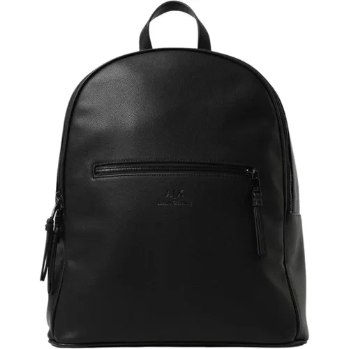 Backpacks, male, , Size: ONE SIZE Versatile Backpack for Daily Essentials - Armani Exchange - Modalova