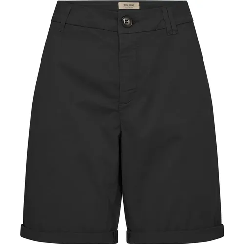 Schwarze Sommer Shorts & Knickers , Damen, Größe: W28 - MOS MOSH - Modalova