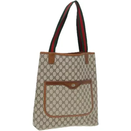 Pre-owned Tote Bags, female, , Size: ONE SIZE Pre-owned Leather totes - Gucci Vintage - Modalova