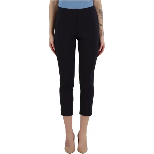 Cropped Trousers, female, , Size: M Cigarette Style Pants - Emme DI Marella - Modalova