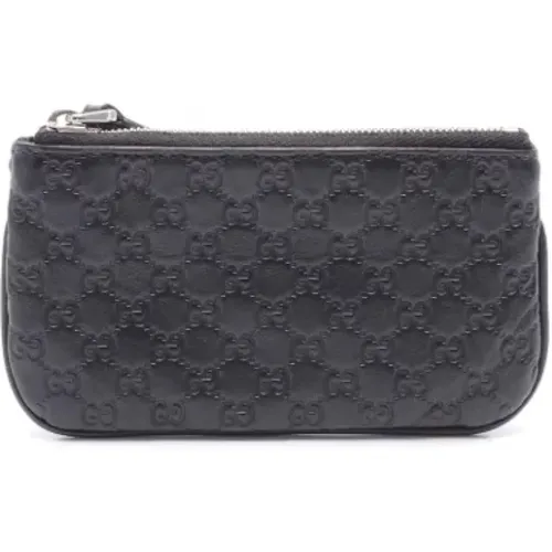 Pre-owned Wallets, female, , Size: ONE SIZE Pre-owned Leather wallets - Gucci Vintage - Modalova