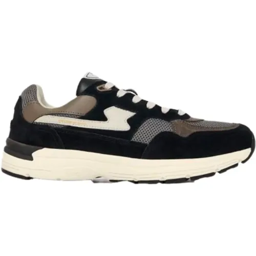 S-Strike Suede Mix Sneakers , Herren, Größe: 42 EU - S.W.C. Stepney Workers Club - Modalova