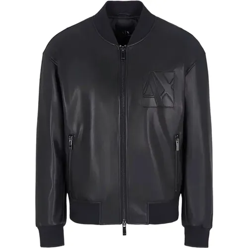 Kurze Daunenjacke , Herren, Größe: L - Armani Exchange - Modalova