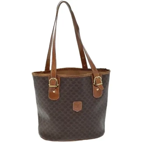 Pre-owned Tote Bags, female, , Size: ONE SIZE Pre-owned Leather celine-bags - Celine Vintage - Modalova