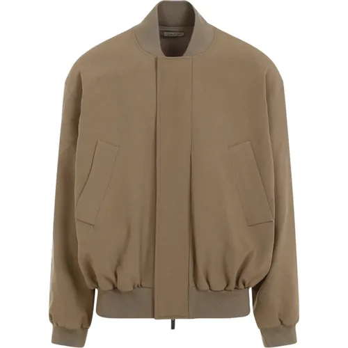 Braune Wollbomberjacke Fear Of God - Fear Of God - Modalova