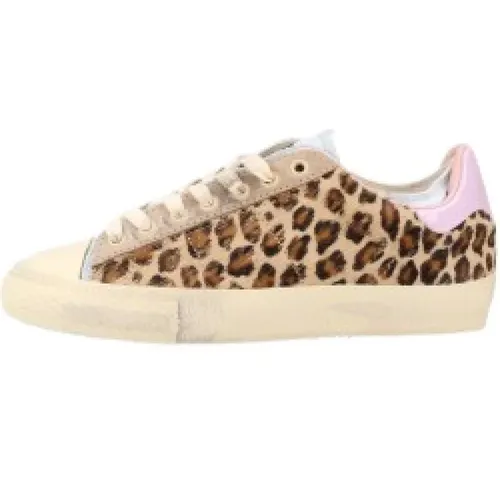 Kamel Animal Print Sneakers - Starless Kollektion , Damen, Größe: 38 EU - Hidnander - Modalova