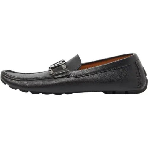 Pre-owned Flats, male, , Size: 8 1/2 US Pre-owned Leather flats - Louis Vuitton Vintage - Modalova