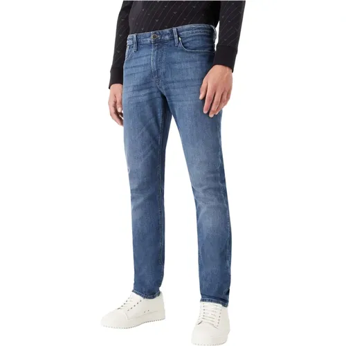 Slim-fit Jeans , Herren, Größe: W33 - Emporio Armani - Modalova