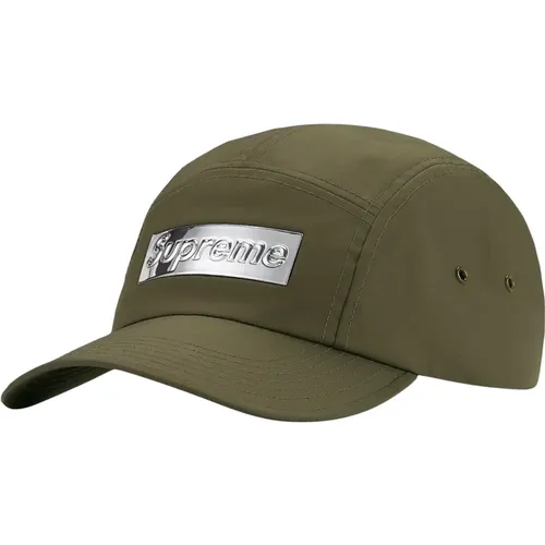 Limited Edition Mirror Camp Cap Olive , male, Sizes: ONE SIZE - Supreme - Modalova