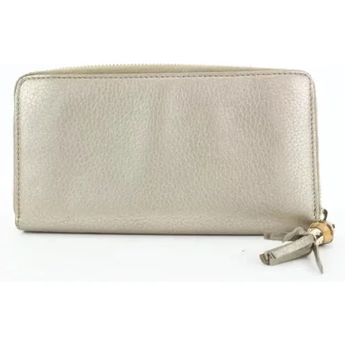 Pre-owned Wallets, female, , Size: ONE SIZE Italian Leather Wallets, Pre-owned, 7.2 Length - Gucci Vintage - Modalova