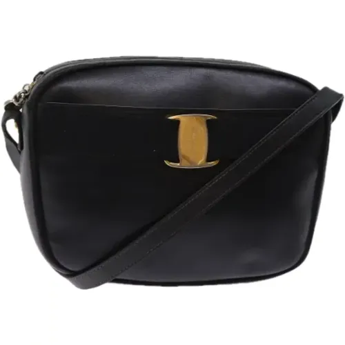 Pre-owned Cross Body Bags, female, , Size: ONE SIZE Pre-owned Leather shoulder-bags - Salvatore Ferragamo Pre-owned - Modalova