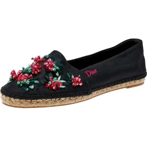 Pre-owned Nylon flats , female, Sizes: 3 UK - Dior Vintage - Modalova