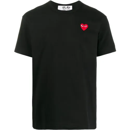Knit T-Shirt for Men , male, Sizes: L - Comme des Garçons Play - Modalova
