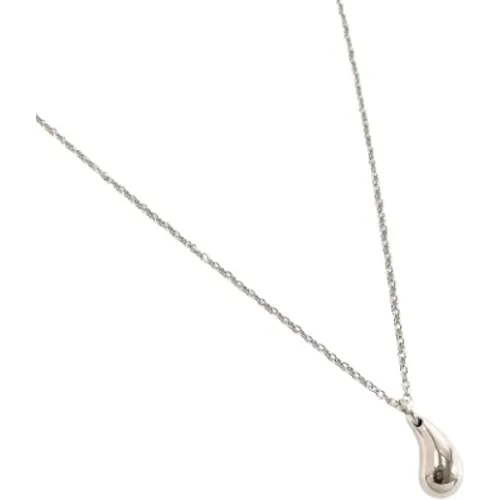 Pre-owned Platinum necklaces , female, Sizes: ONE SIZE - Tiffany & Co. Pre-owned - Modalova