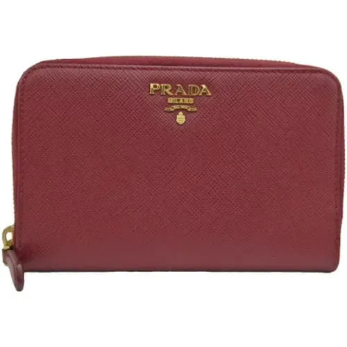 Pre-owned Leather wallets , female, Sizes: ONE SIZE - Prada Vintage - Modalova