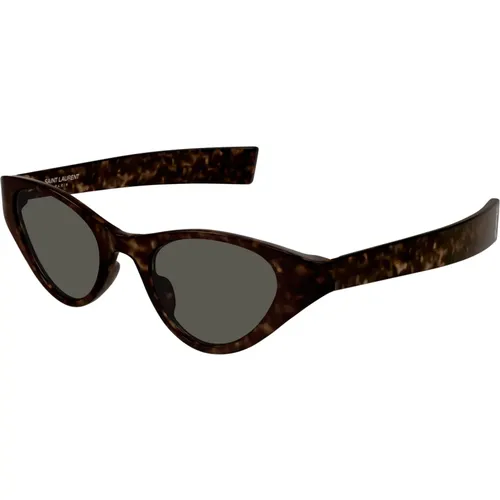 Modische Sonnenbrille SL M144 , Damen, Größe: 48 MM - Saint Laurent - Modalova