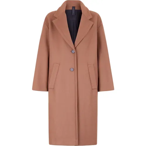 Wool Blend Coat Straight Cut , female, Sizes: XS, S, M - drykorn - Modalova