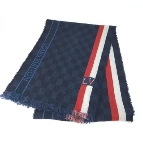 Pre-owned Scarves, male, , Size: ONE SIZE Pre-owned Wool scarves - Louis Vuitton Vintage - Modalova