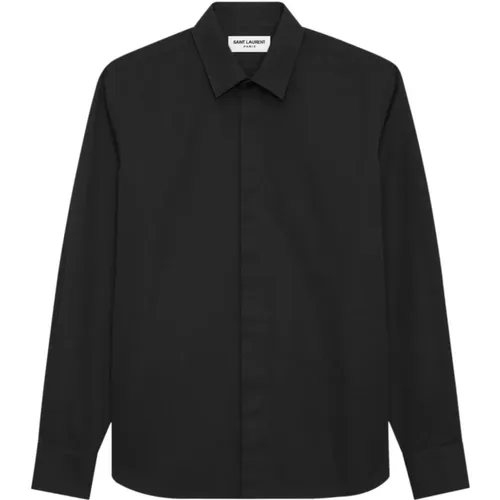 Shirts , male, Sizes: 2XL, L, M - Saint Laurent - Modalova