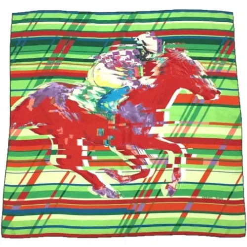 Pre-owned Scarves, female, , Size: ONE SIZE Pre-owned Silk scarves - Hermès Vintage - Modalova