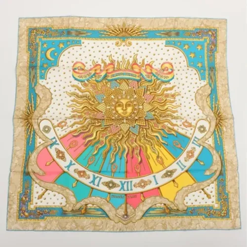 Pre-owned Scarves, female, , Size: ONE SIZE Pre-owned Silk scarves - Hermès Vintage - Modalova