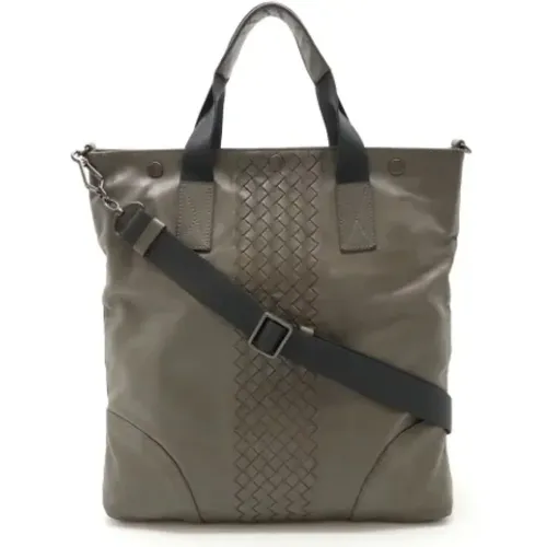 Pre-owned Leather totes , female, Sizes: ONE SIZE - Bottega Veneta Vintage - Modalova