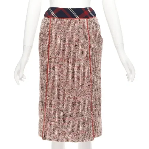 Pre-owned Wool bottoms , female, Sizes: XS - Chanel Vintage - Modalova