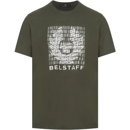 Match Cotton T-Shirt , male, Sizes: XL, 2XL, L, M, S - Belstaff - Modalova