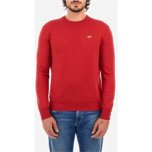 Barbados Cherry Crew Neck Pullover - LA MARTINA - Modalova