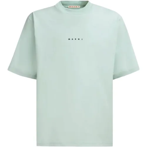 Logo Tee Shirt , male, Sizes: L, S, M - Marni - Modalova