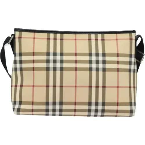 Pre-owned Canvas schultertasche , Damen, Größe: ONE Size - Burberry Vintage - Modalova