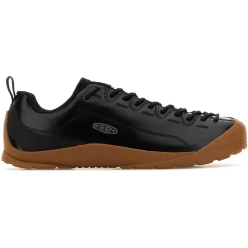 Schwarze Leder Jasper Sneakers , Herren, Größe: 41 EU - Keen - Modalova