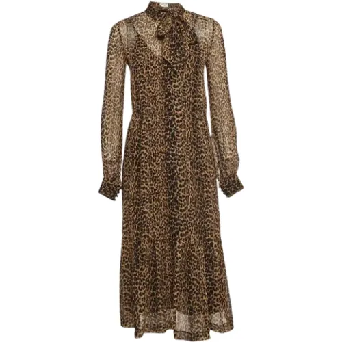 Pre-owned Stoff dresses - Yves Saint Laurent Vintage - Modalova