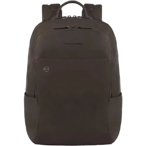 Small Computer and iPad Backpack , unisex, Sizes: ONE SIZE - Piquadro - Modalova