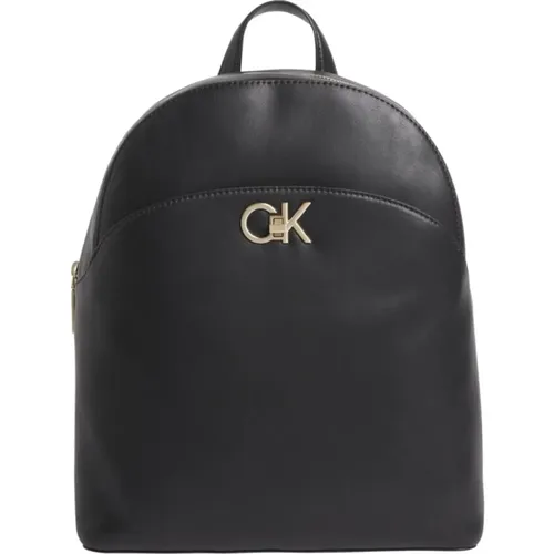 Schwarzer Domed Rucksack für Frauen - Calvin Klein - Modalova