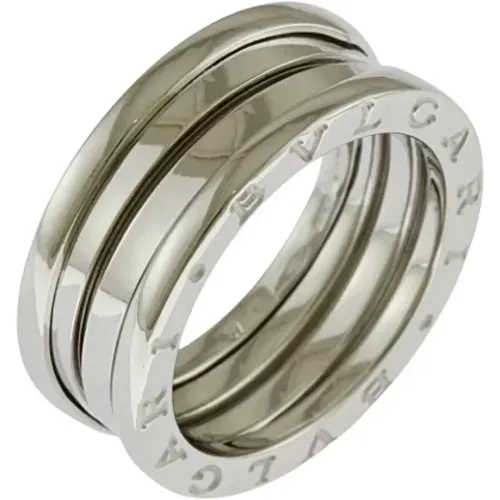 Pre-owned Jewellery, female, , Size: ONE SIZE Pre-owned White Gold rings - Bvlgari Vintage - Modalova