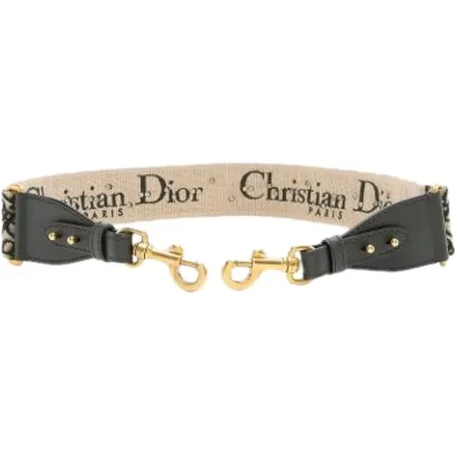 Pre-owned Accessories, female, , Size: ONE SIZE Pre-owned Canvas Belt - Dior Vintage - Modalova